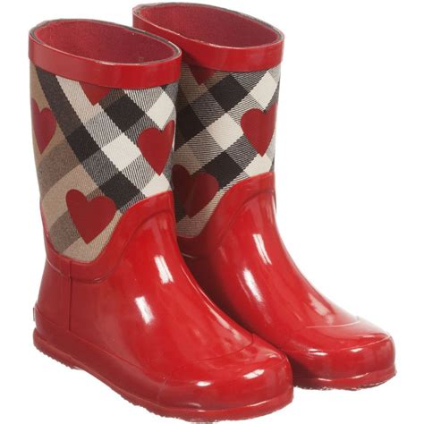 kids burberry wellies|Designer Girls Wellies from Burberry Kids .